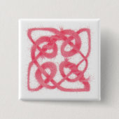 ROSEN CELTIC KNOT Square Button Button (Vorderseite)