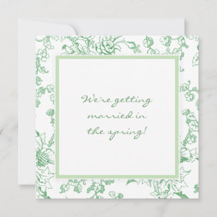 Rosen-Chintz-Blumenmuster Save The Date