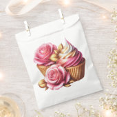 Rosen Cupcake Geschenktütchen (Ausgeschnitten)