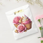 Rosen Cupcake Geschenktütchen (Versiegelt)