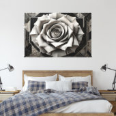 Rosen des gebrochenen Lichts Leinwanddruck (Insitu (Schlafzimmer))