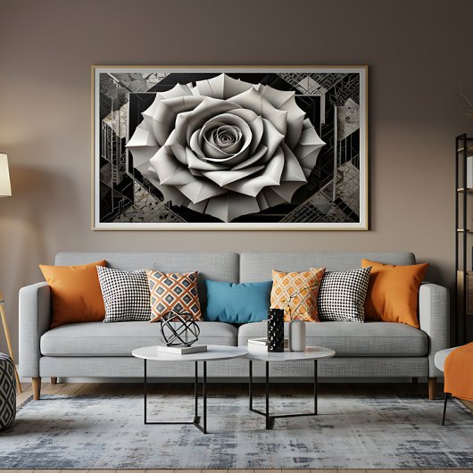 Rosen des gebrochenen Lichts Leinwanddruck