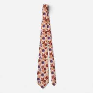 Rosen-Druck-Jubiläums-Herbst-Hochzeit Krawatte