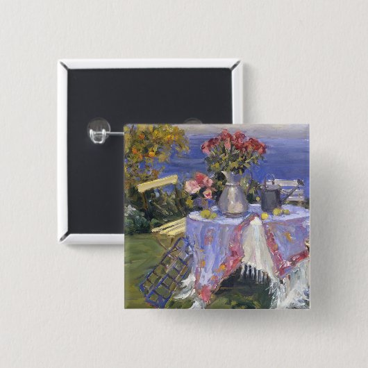 Rosen durch das Meer Button (Vorne & Hinten)