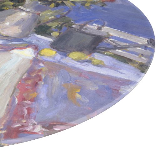 Rosen durch das Meer Schneidebrett (Ecke)