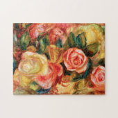 Rosen durch Pierre Auguste Renoir Puzzle (Horizontal)