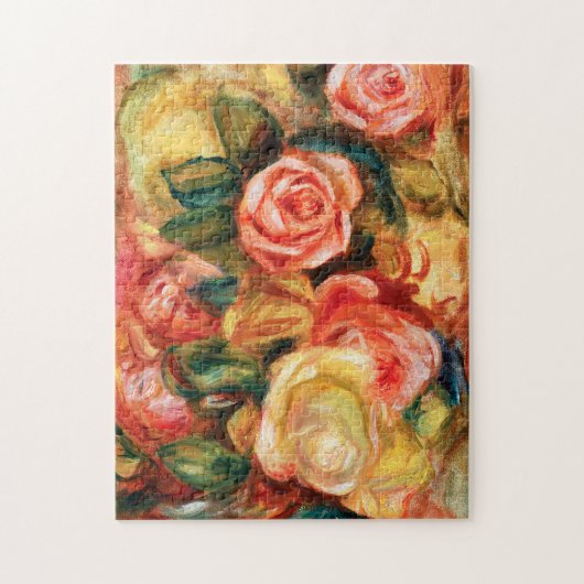 Rosen durch Pierre Auguste Renoir Puzzle (Vertikal)