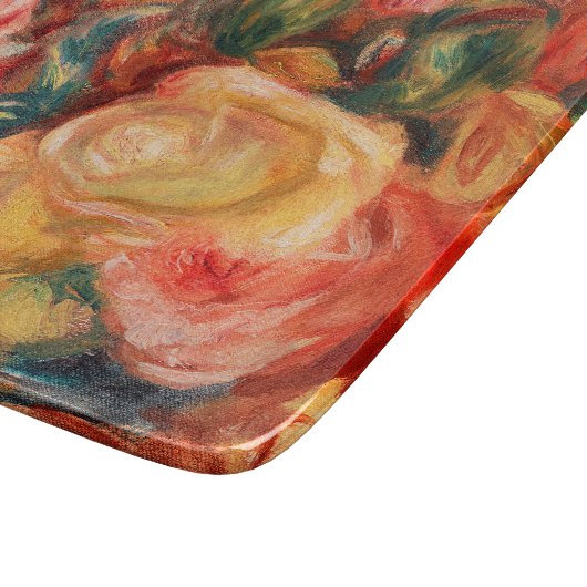 Rosen durch Pierre Auguste Renoir Schneidebrett (Ecke)