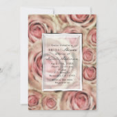 Rosen Elegant Bridal Alle Veranstaltungen Einladun Einladung (Vorderseite)