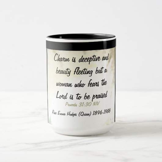 ROSEN-EMMA HODGES QUINN Scripture Tasse (Zentrum)