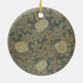 "Rosen" Entwurf Keramik Ornament (Hinten)