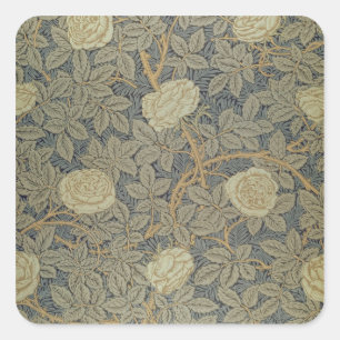 "Rosen" Entwurf Quadratischer Aufkleber