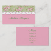 Rosen-extravagante Geschäfts-Karte Visitenkarte (Vorne/Hinten)