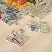 Rosen-extravaganter barocker Foto-Rahmen der Puzzle (Seite)