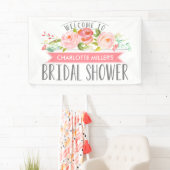 Rosen-Fahnen-Brautparty-Fahne Banner (Insitu)