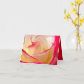 Rosen-Falt-Grußkarte Karte (Gelbe Blume)