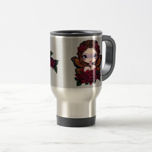 "Rosen-Fee-" Tasse (VorderseiteRechts)