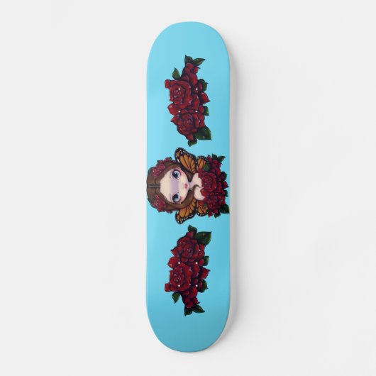 Rosen-FeeSkateboard Skateboard (Vorderseite)
