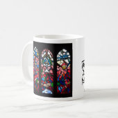 Rosen-Fenster-Kaffee-Tasse Kaffeetasse (Vorderseite Links)