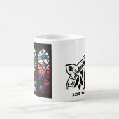 Rosen-Fenster-Kaffee-Tasse Kaffeetasse (Mittel)