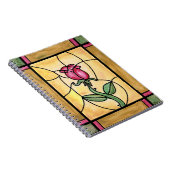 Rosen-Fenster-Notizbuch Notizblock (Rechte Seite)