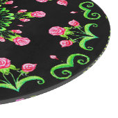 Rosen-Fiesta-Party Schneidebrett (Ecke)