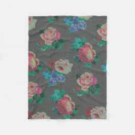 Rosen-Fleecedecke der bunten Blume dekorative Fleecedecke