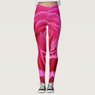 Rosen floral grün rot moderne chic Optik Leggings