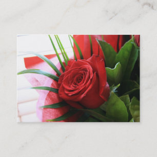 Rosen-Floristen-Geschenk-Zertifikat Rabattkarte