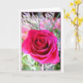 Rosen-Foto-Gruß-Karte Karte (Gelbe Blume)