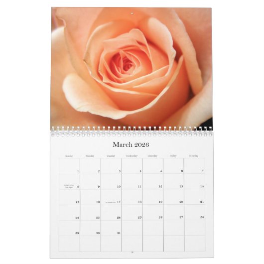 Rosen-Foto-Rosen-Foto-Blumen-Kalender Kalender (Mär 2026)