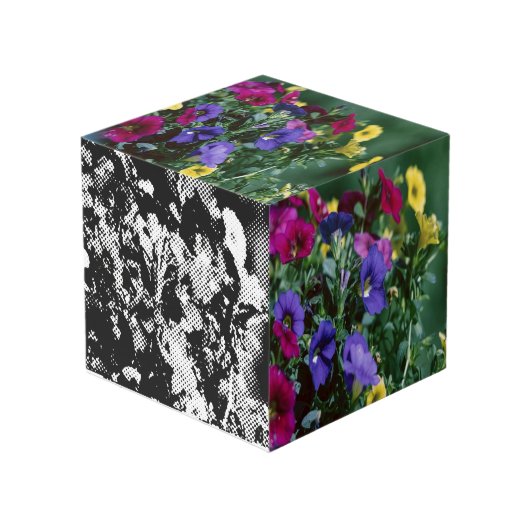 Rosen für das Leben Würfel (Vorderseite Schrägansicht)