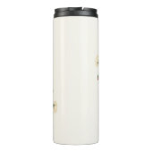 Rosen für ihre Herzthermaltrommel Thermosbecher (Rückseite)