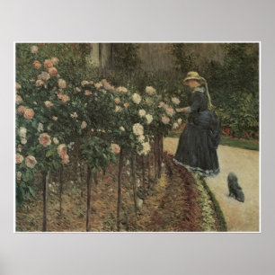 Rosen, Garten bei Petit Gennevilliers, 1886 Poster