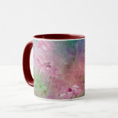 "Rosen-Garten-" feine Kunst-Impressionist-Tasse Tasse (Vorderseite Links)