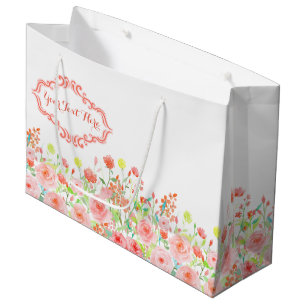 Rosen-Garten Große Geschenktüte