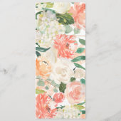 Rosen-Garten Menükarte (Rückseite)