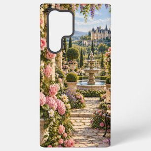 Rosen-Garten-Schloss-Handyhülle Samsung Galaxy Hülle