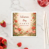 Rosen-Garten-Valentinstag-Party Serviette (Beispiel)