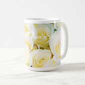 Rosen-Garten-Versprechen Kaffeetasse (VorderseiteRechts)