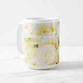 Rosen-Garten-Versprechen Kaffeetasse (Vorderseite Links)