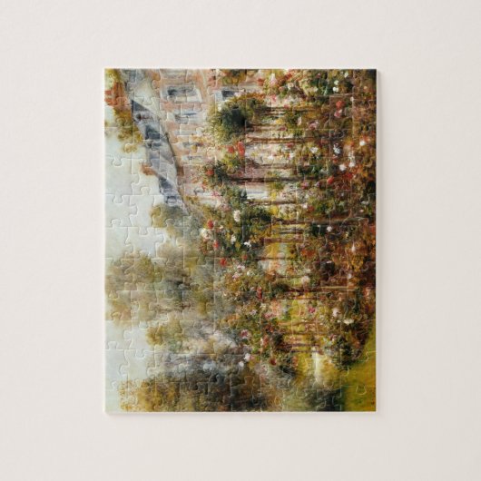 Rosen-Garten Wargemont durch Renoir Puzzle (Vertikal)