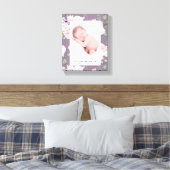 Rosen Gartengarten Elegantes Foto Baby Leinwanddruck (Insitu (Schlafzimmer))