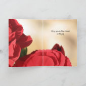 Rosen-Geburtstags-Karte Karte (Innenseite)