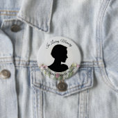 Rosen-Gedenkfoto-Button Button (Beispiel)