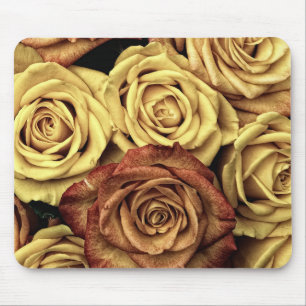 Rosen gelb und rot mousepad
