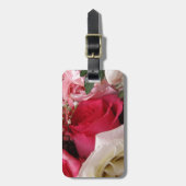 Rosen Gepäckanhänger (Vorderseite vertikal)
