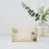 Rosen-Geschäfts-Karte Visitenkarte (Stehend Vorderseite)