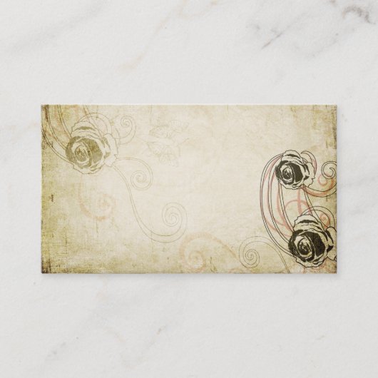 Rosen-Geschäfts-Karte Visitenkarte (Vorderseite)