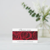 Rosen-Geschäfts-Karten Visitenkarte (Stehend Vorderseite)